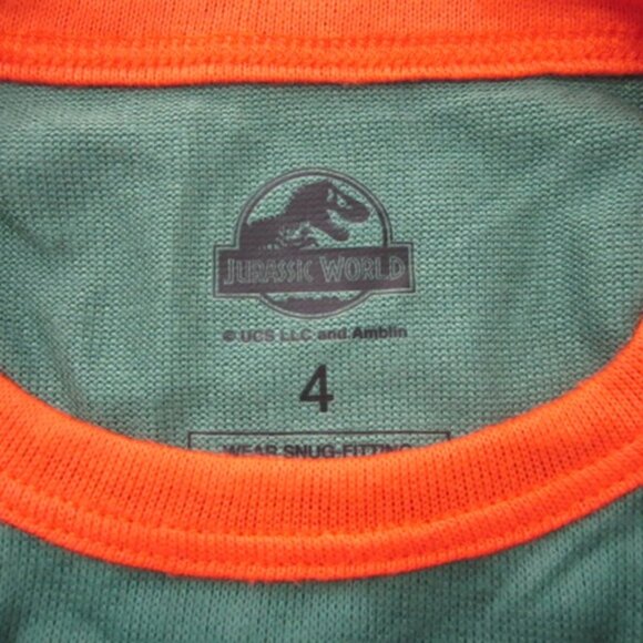 Pajamas Jurassic size 4 & Gift Bag NEW - Picture 4 of 5